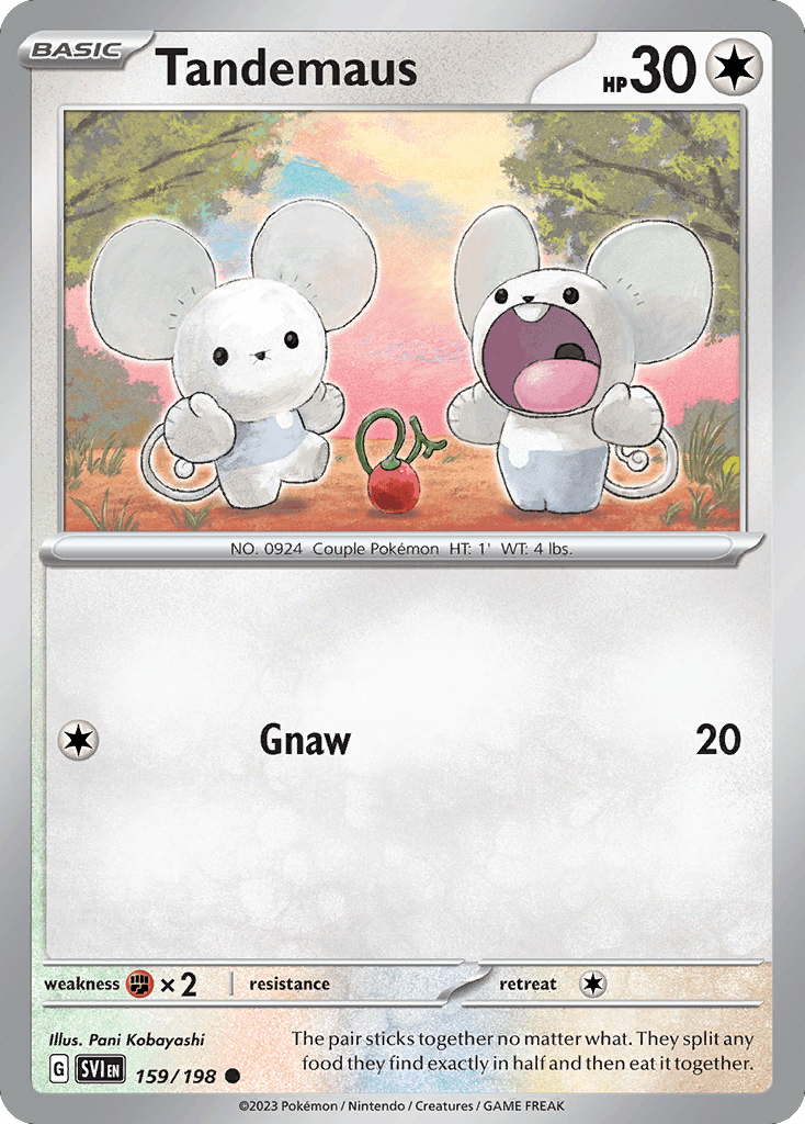 Tandemaus Scarlet & Violet card