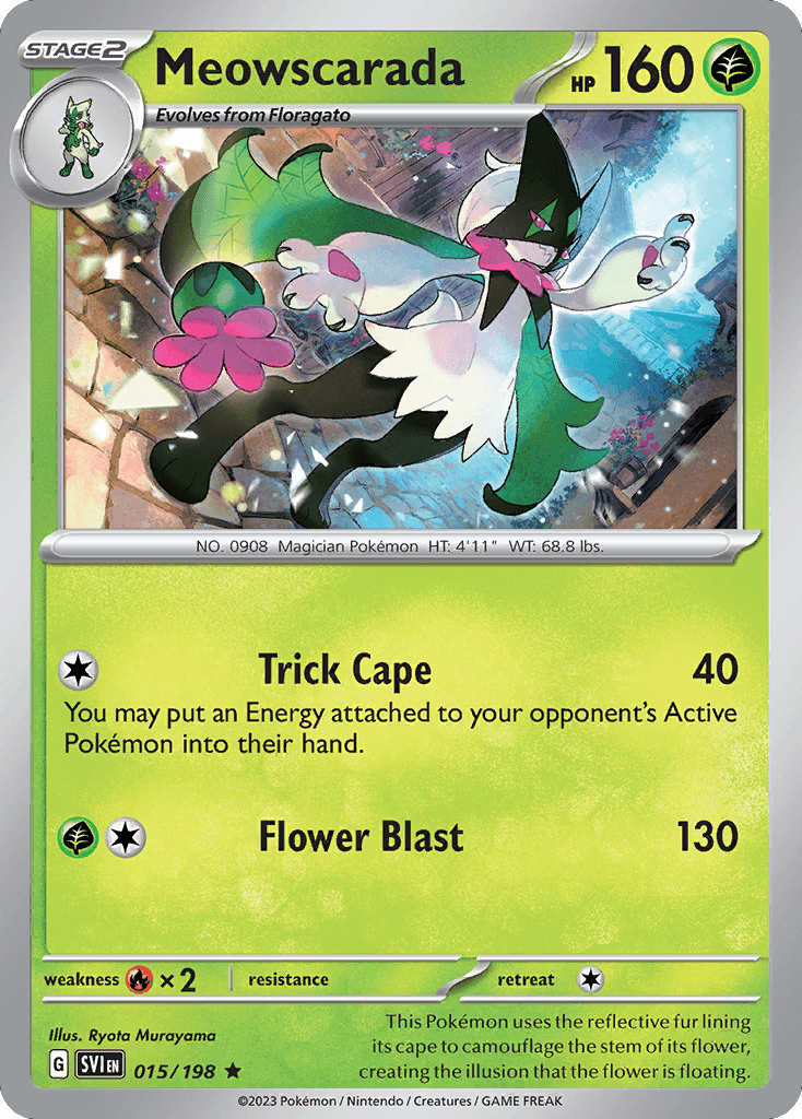 Meowscarada Scarlet & Violet card