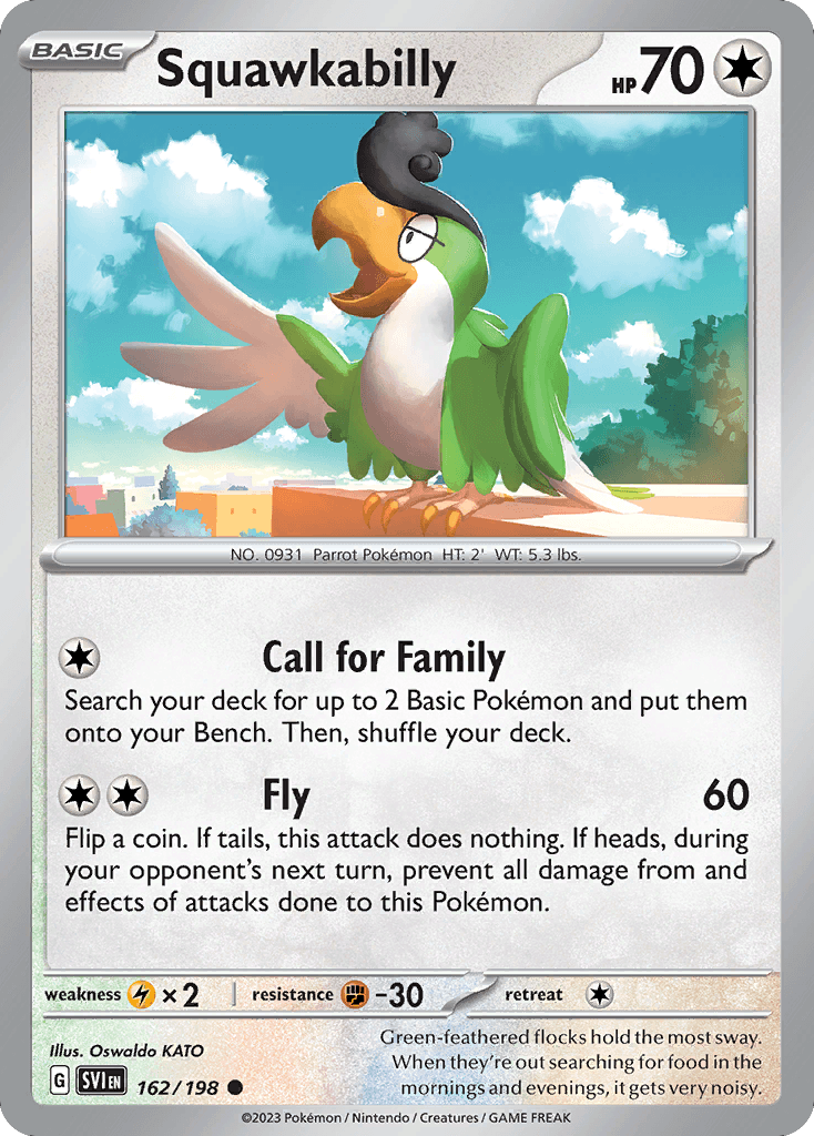 Squawkabilly 寶可夢 card