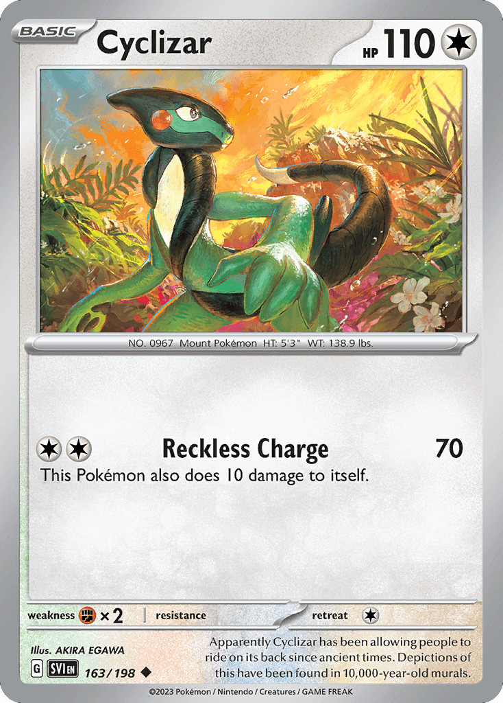 Cyclizar 宝可梦 card