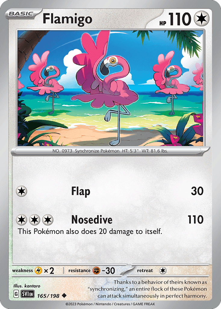 Flamigo 寶可夢 card