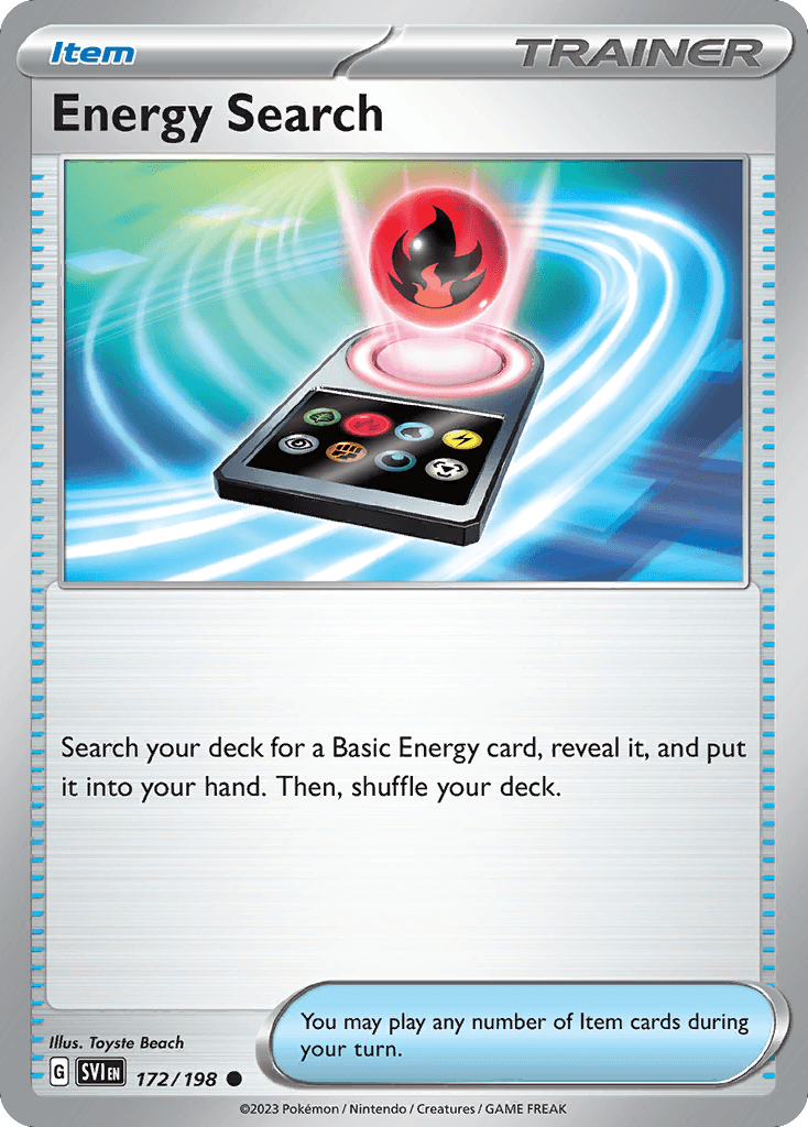 Energy Search Scarlet & Violet card