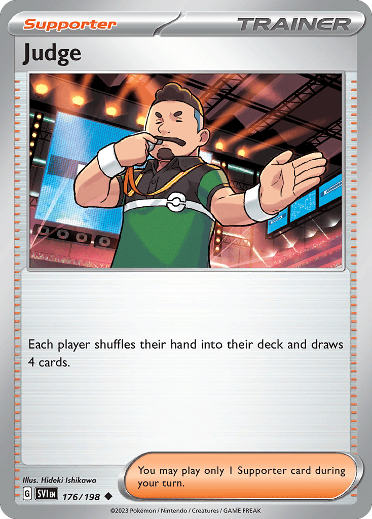 Judge 寶可夢 card