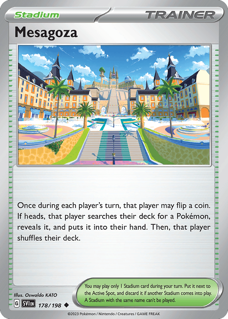 Mesagoza Scarlet & Violet card