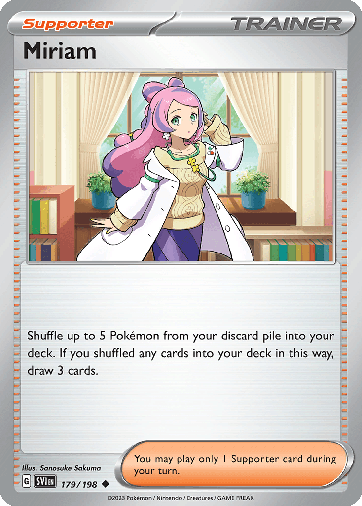 Miriam 寶可夢 card