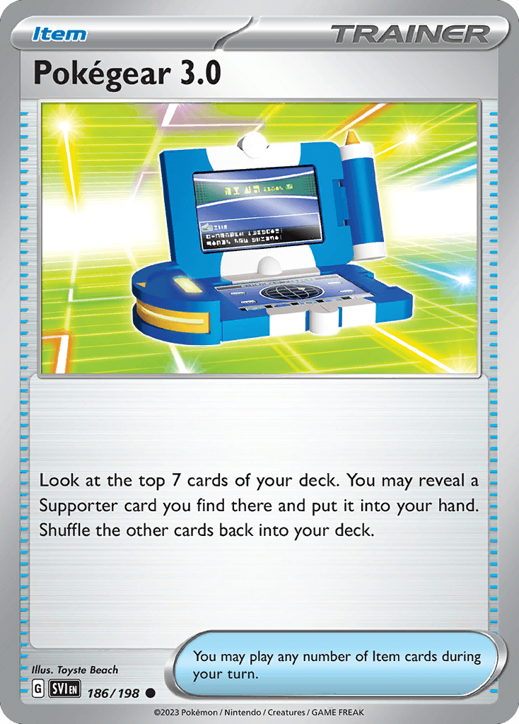 Pokégear 3.0 Scarlet & Violet card