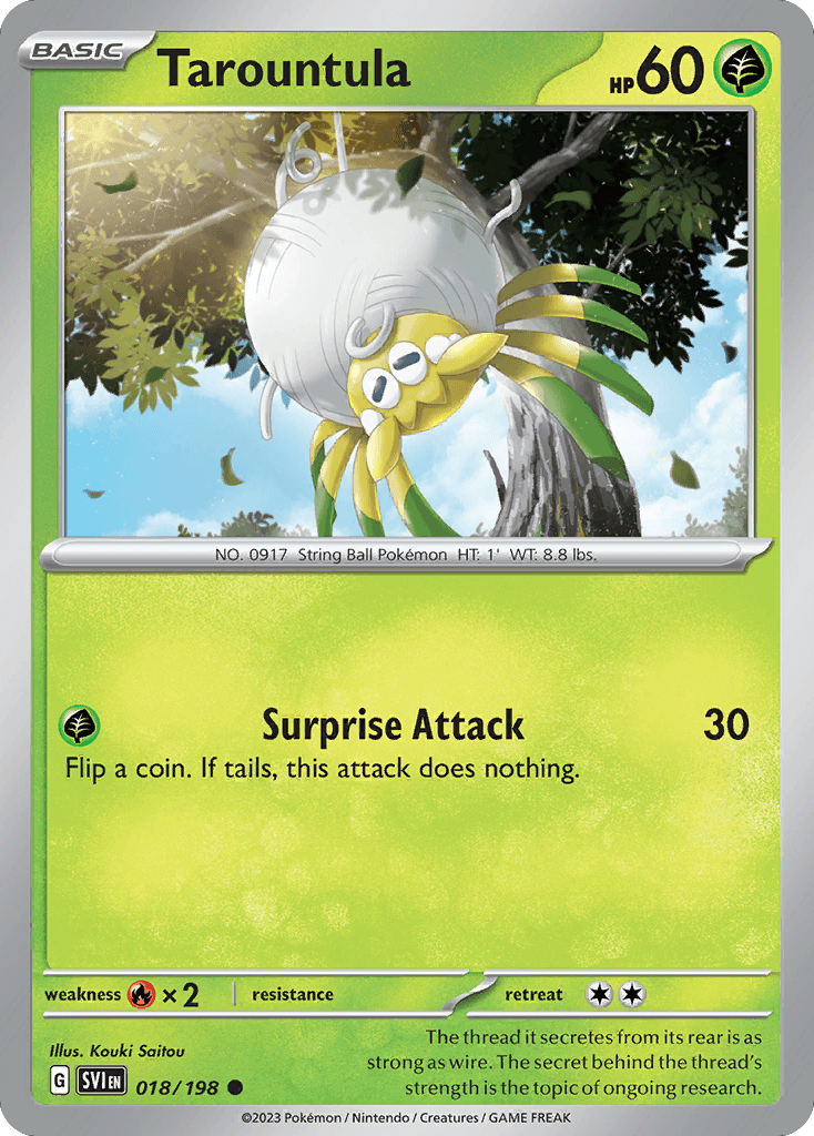 Tarountula Scarlet & Violet card