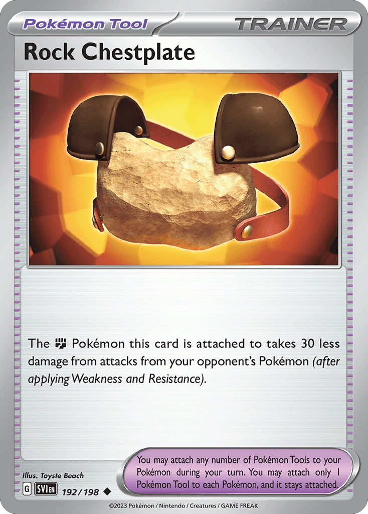 Rock Chestplate Scarlet & Violet card