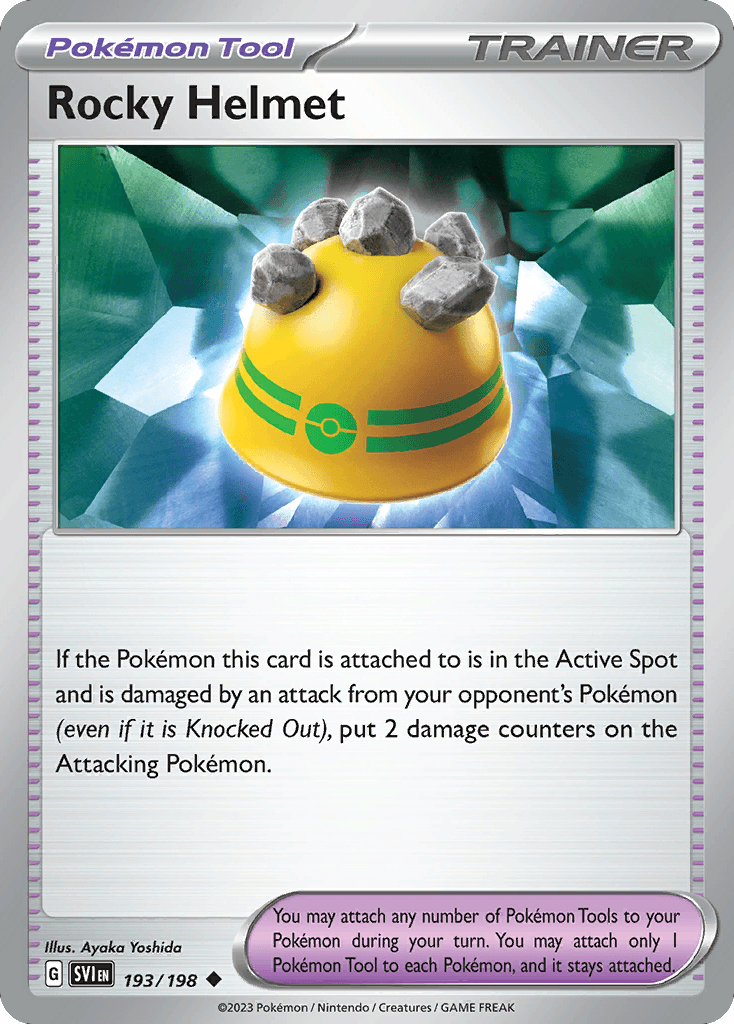 Rocky Helmet Scarlet & Violet card