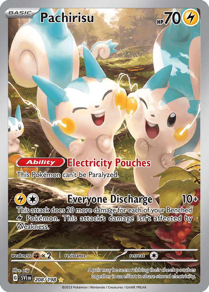 Pachirisu Scarlet & Violet card