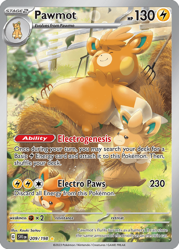 Pawmot Scarlet & Violet card
