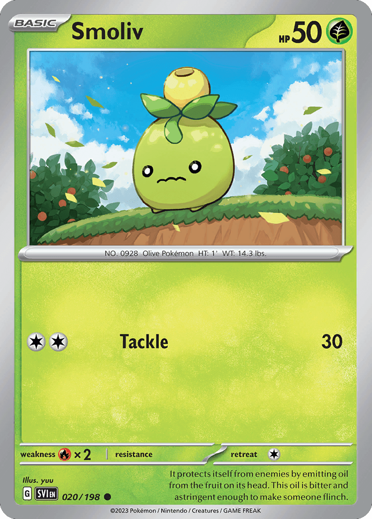 Smoliv Scarlet & Violet card