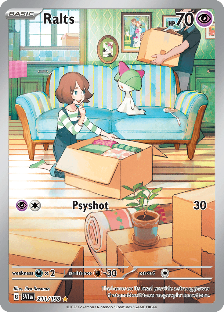 Ralts Scarlet & Violet card