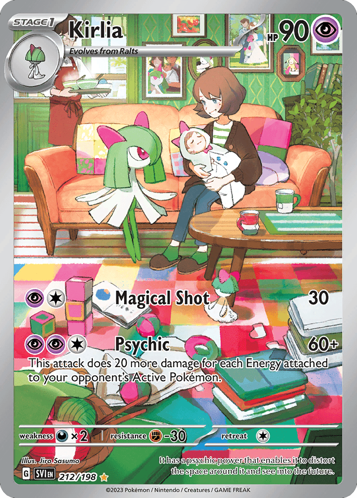 Kirlia Scarlet & Violet card