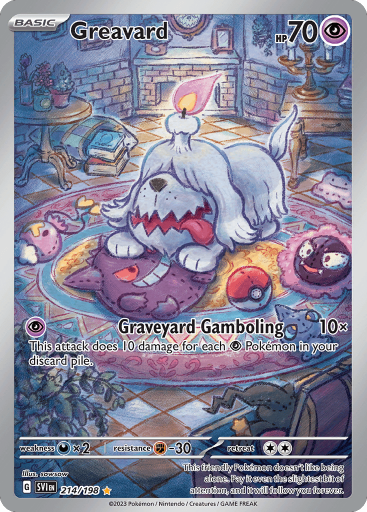 Greavard Scarlet & Violet card