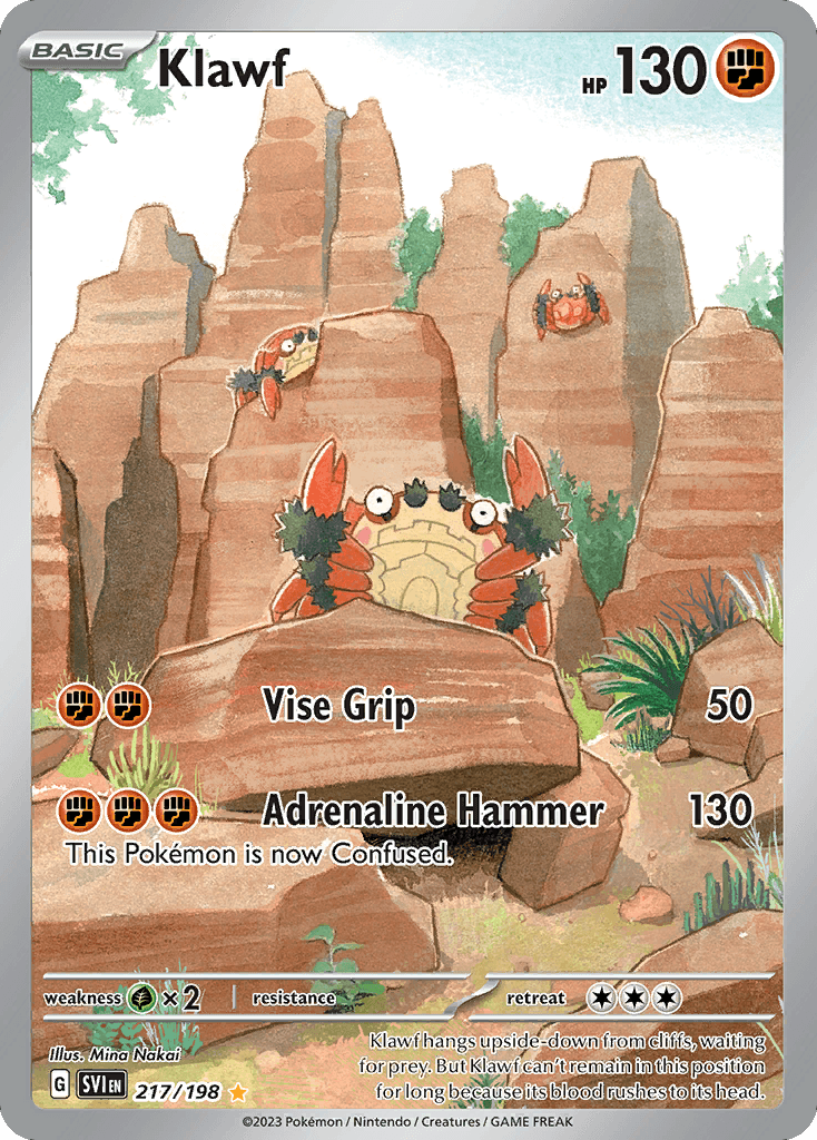 Klawf Scarlet & Violet card