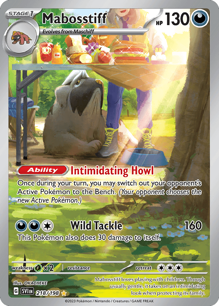 Mabosstiff Scarlet & Violet card
