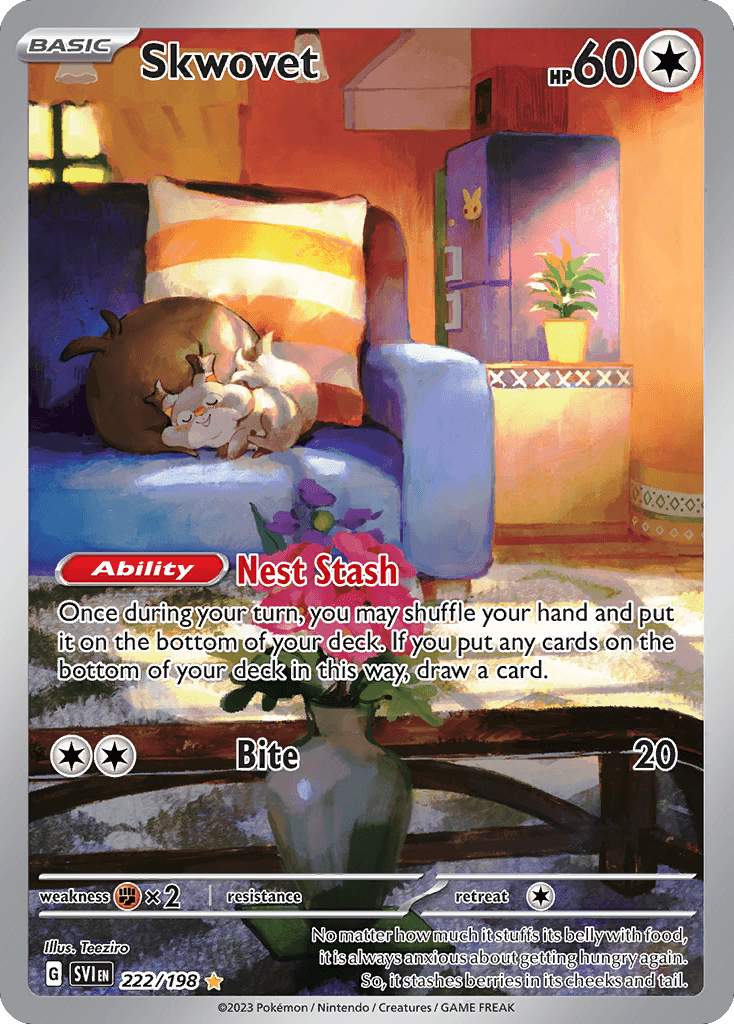 Skwovet Scarlet & Violet card