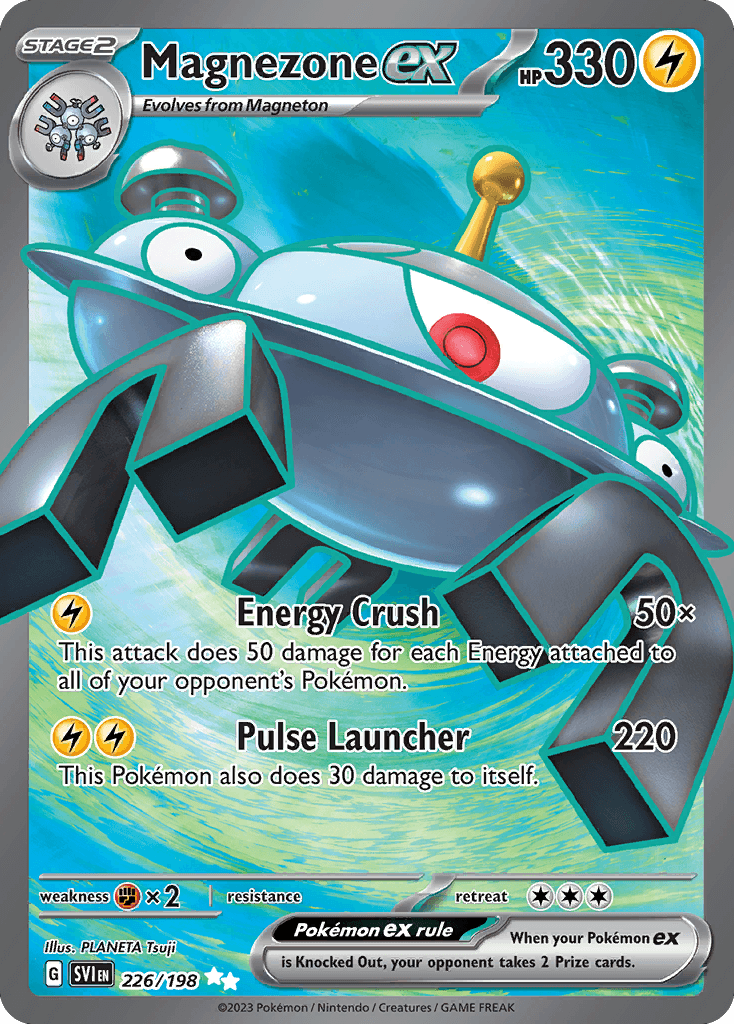 Magnezone ex Scarlet & Violet card