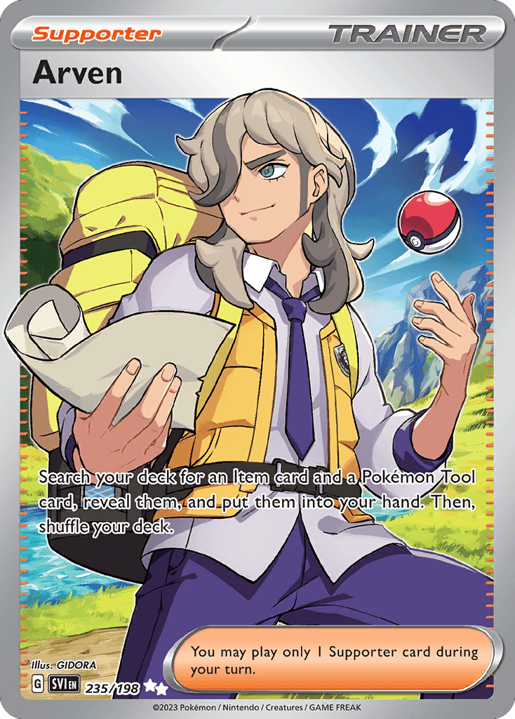 Arven Scarlet & Violet card