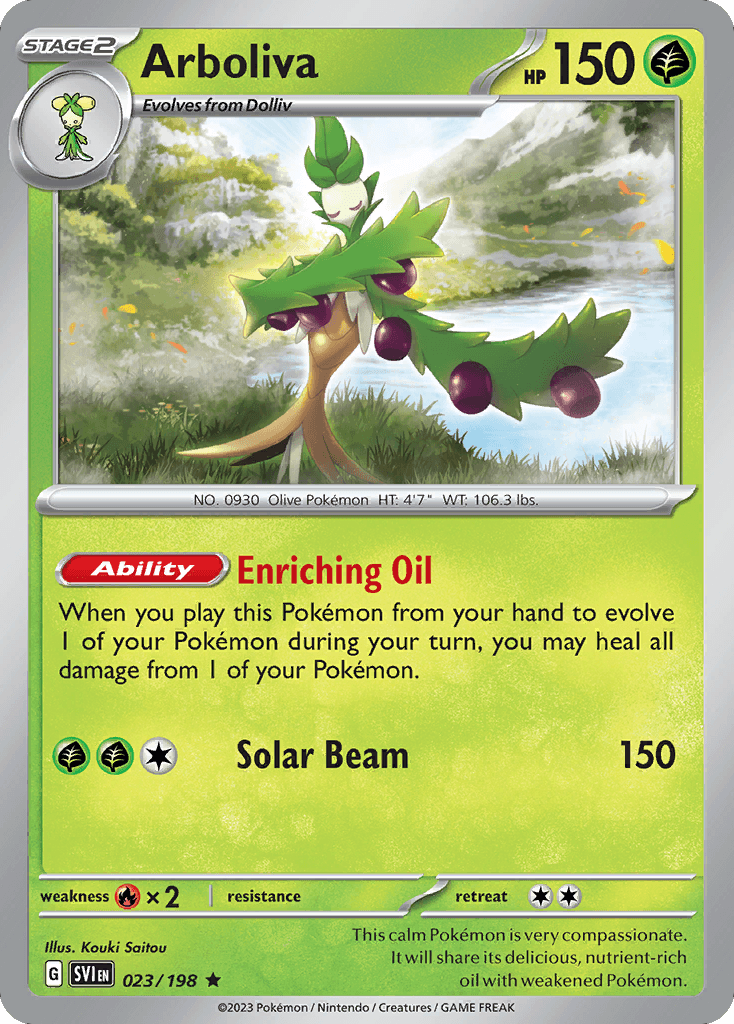 Arboliva Scarlet & Violet card