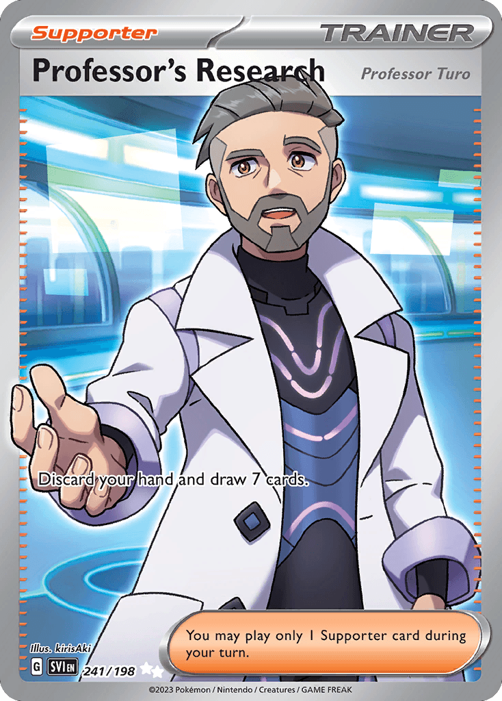 Professor's Research (Professor Turo) Scarlet & Violet card