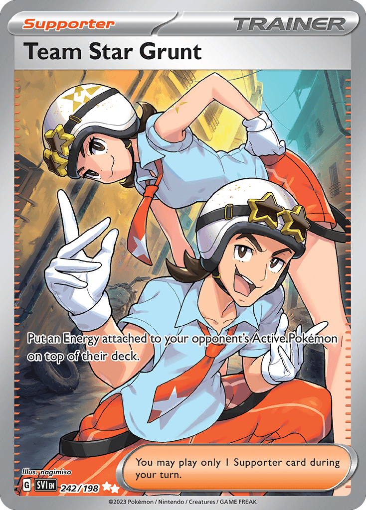 Team Star Grunt 宝可梦 card