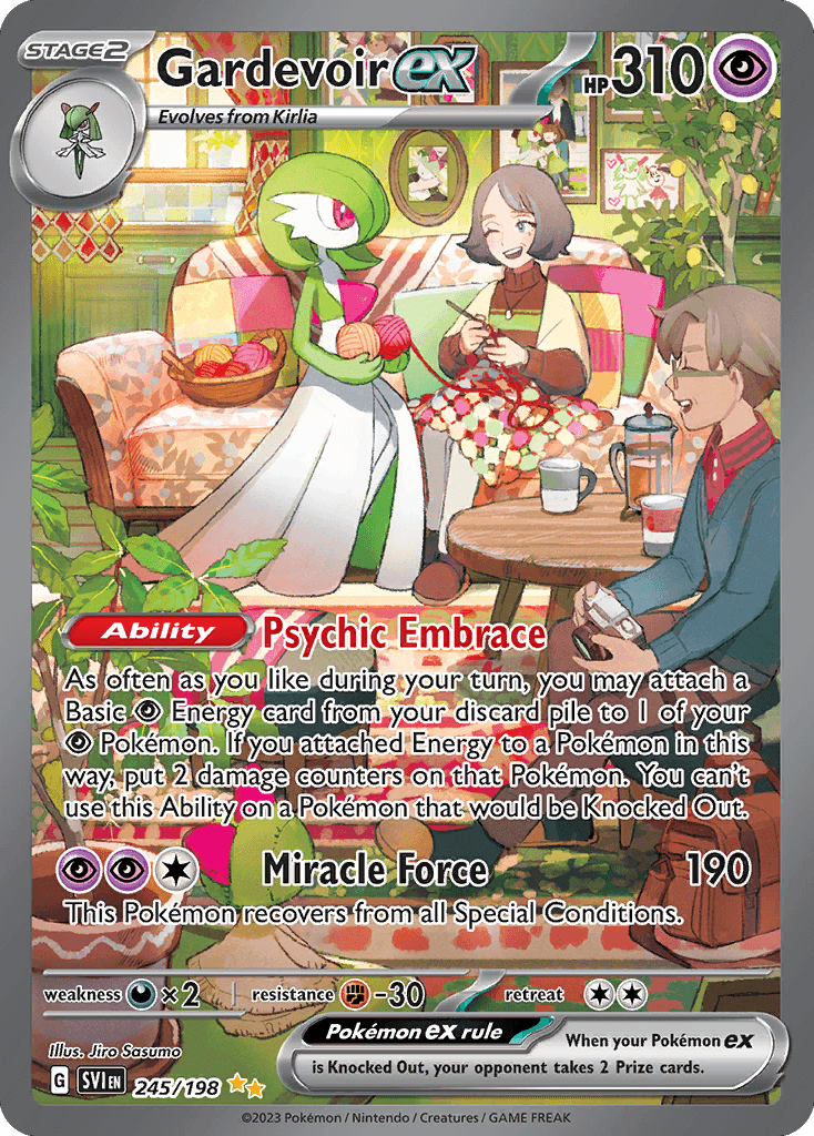 Gardevoir ex Scarlet & Violet card
