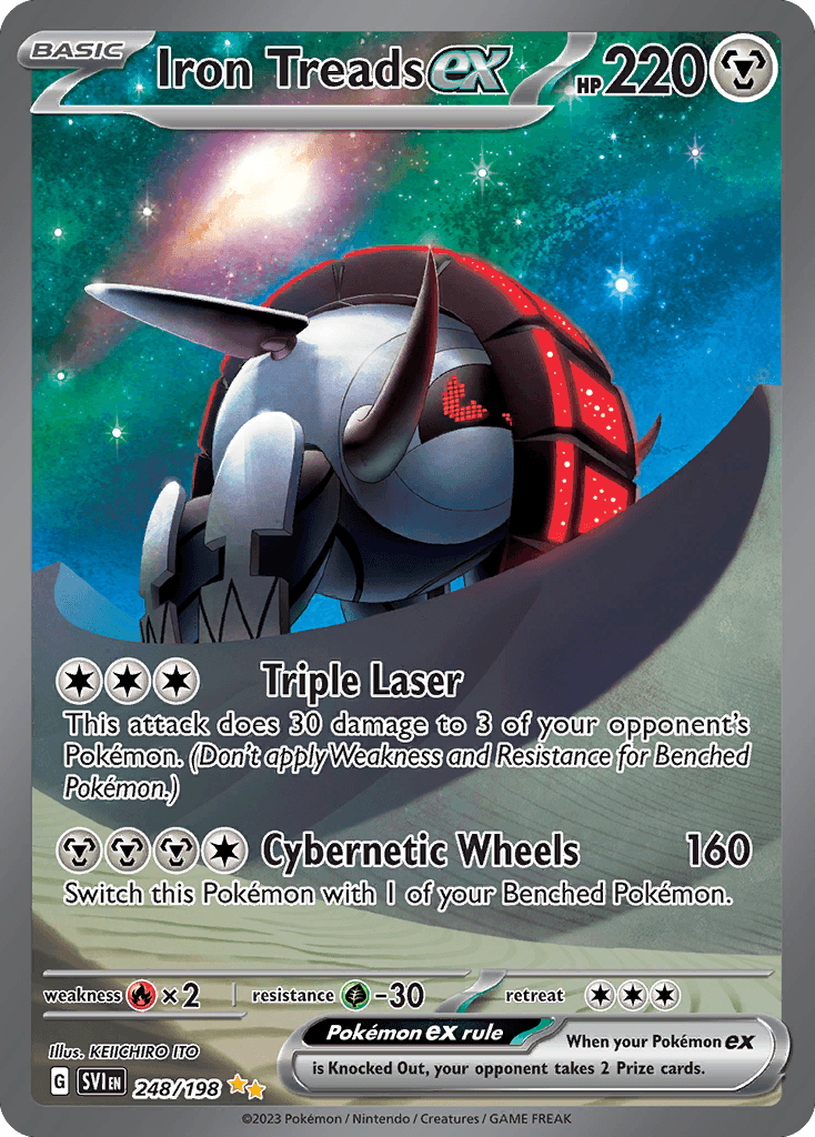 Iron Treads ex Scarlet & Violet card
