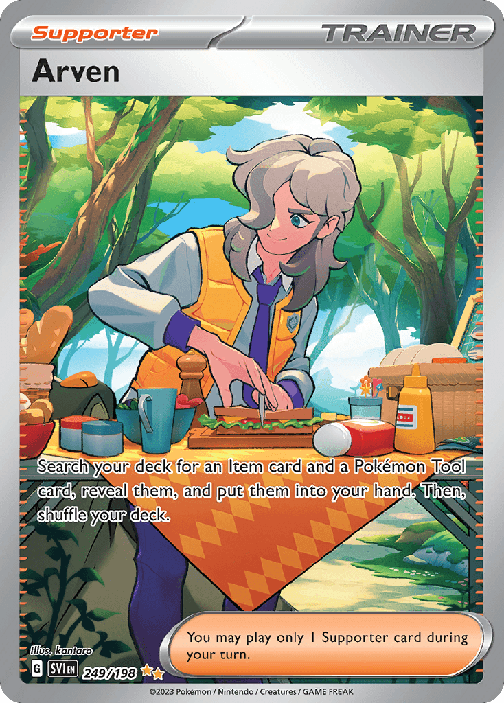 Arven Scarlet & Violet card