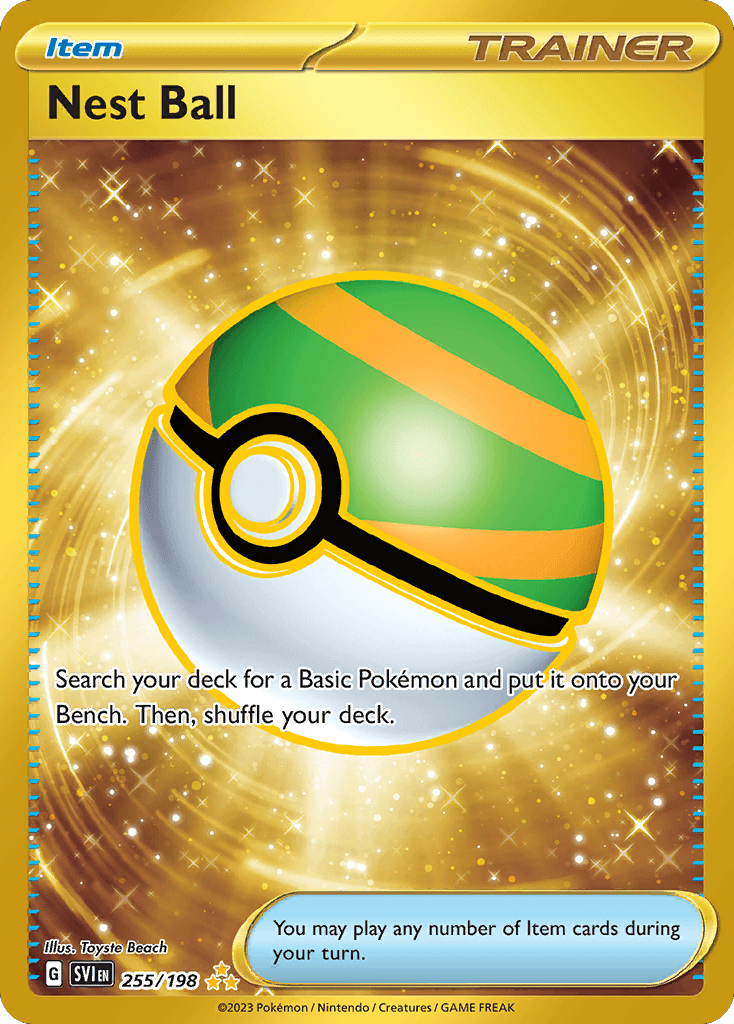 Nest Ball 寶可夢 card