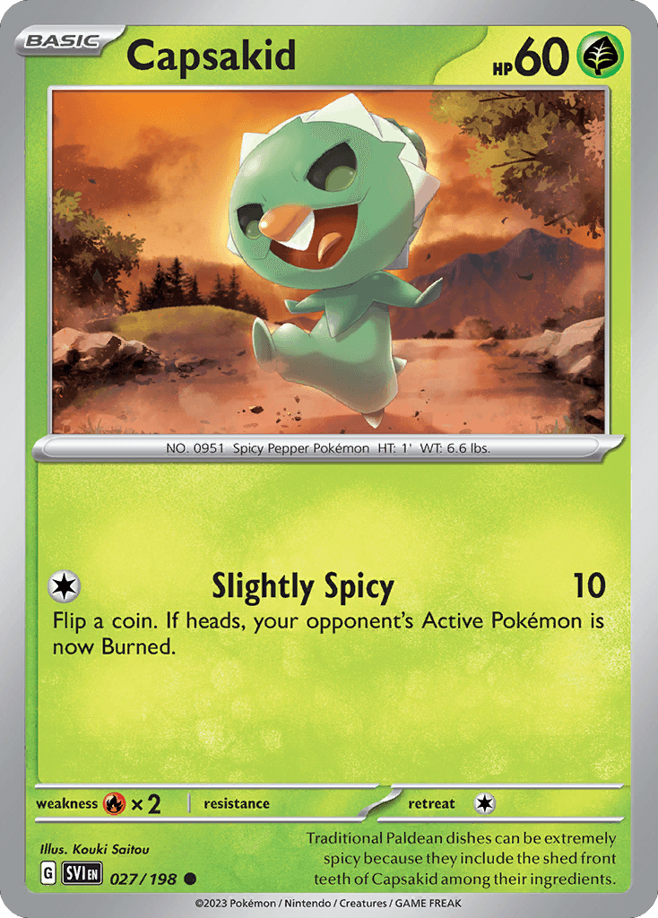 Capsakid Scarlet & Violet card