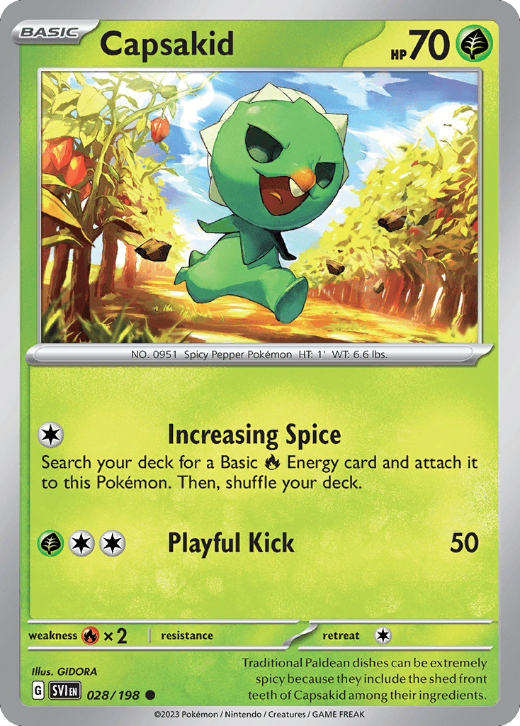 Capsakid Scarlet & Violet card