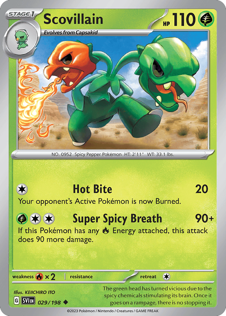 Scovillain Scarlet & Violet card
