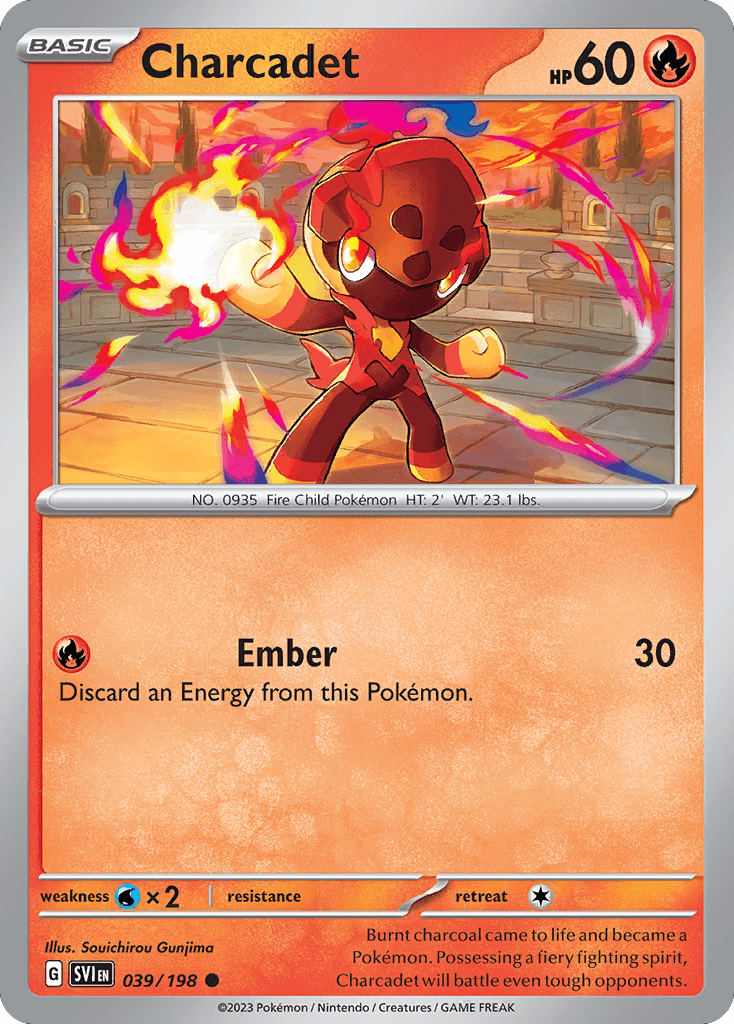 Charcadet Scarlet & Violet card