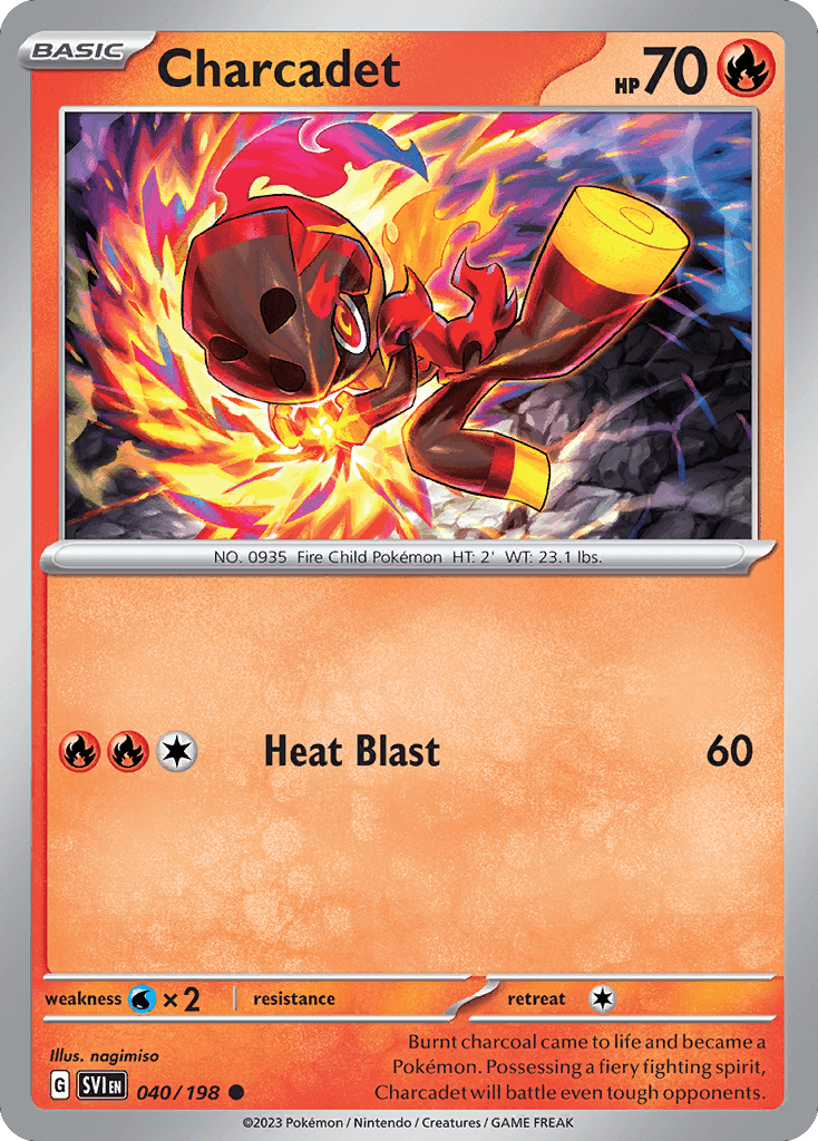 Charcadet Scarlet & Violet card