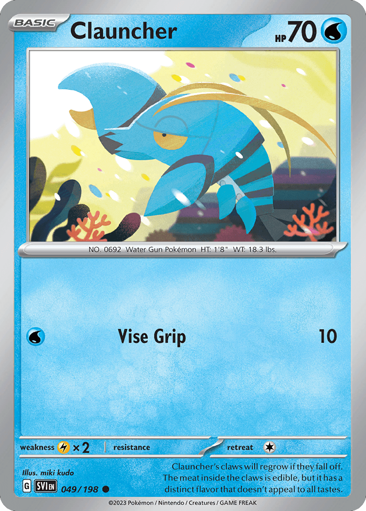 Clauncher Scarlet & Violet card