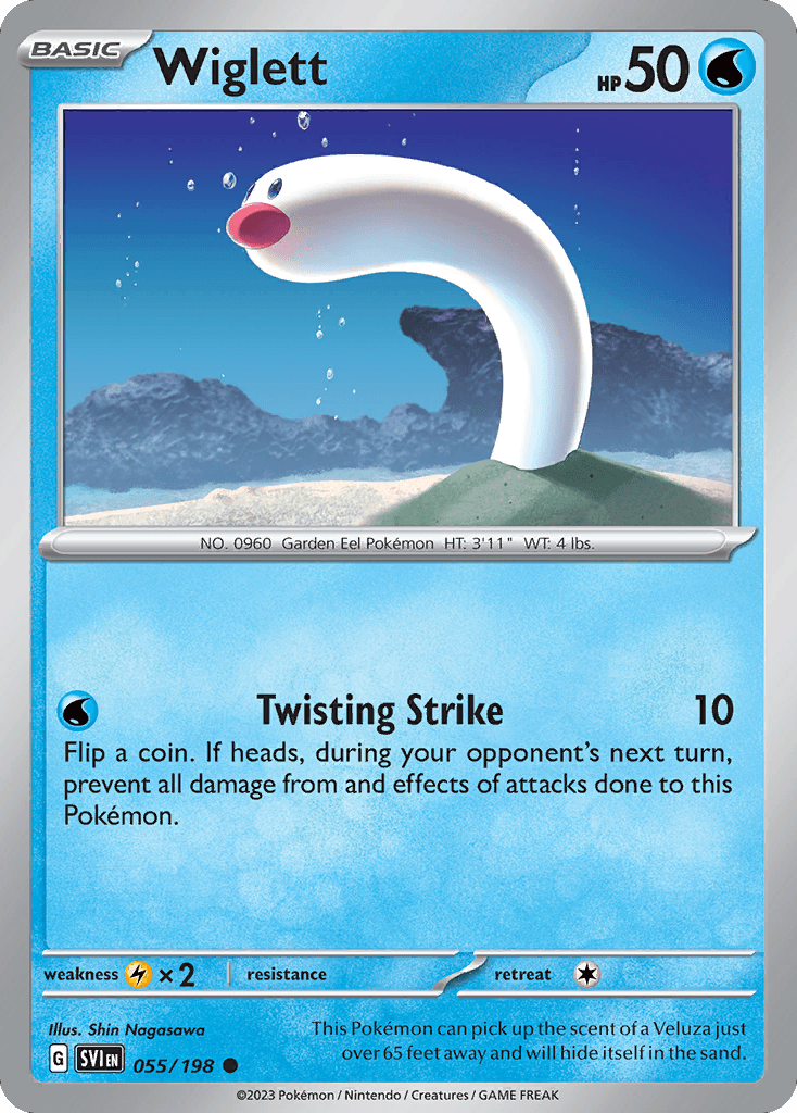 Wiglett 寶可夢 card
