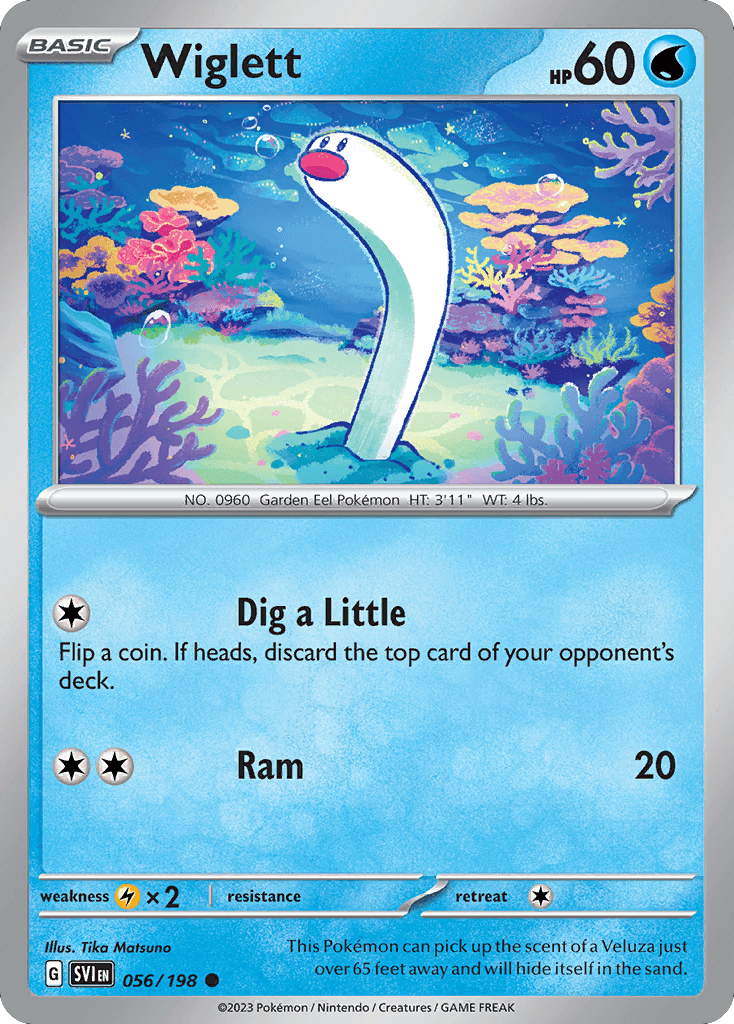 Wiglett Scarlet & Violet card
