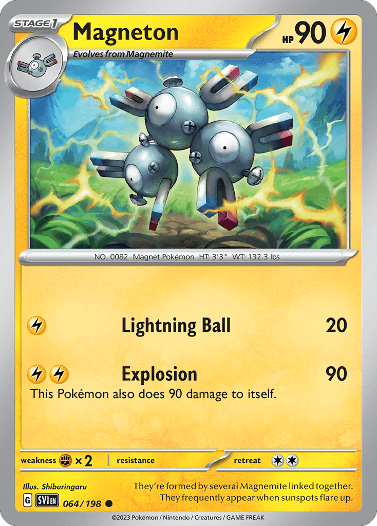 Magneton 寶可夢 card