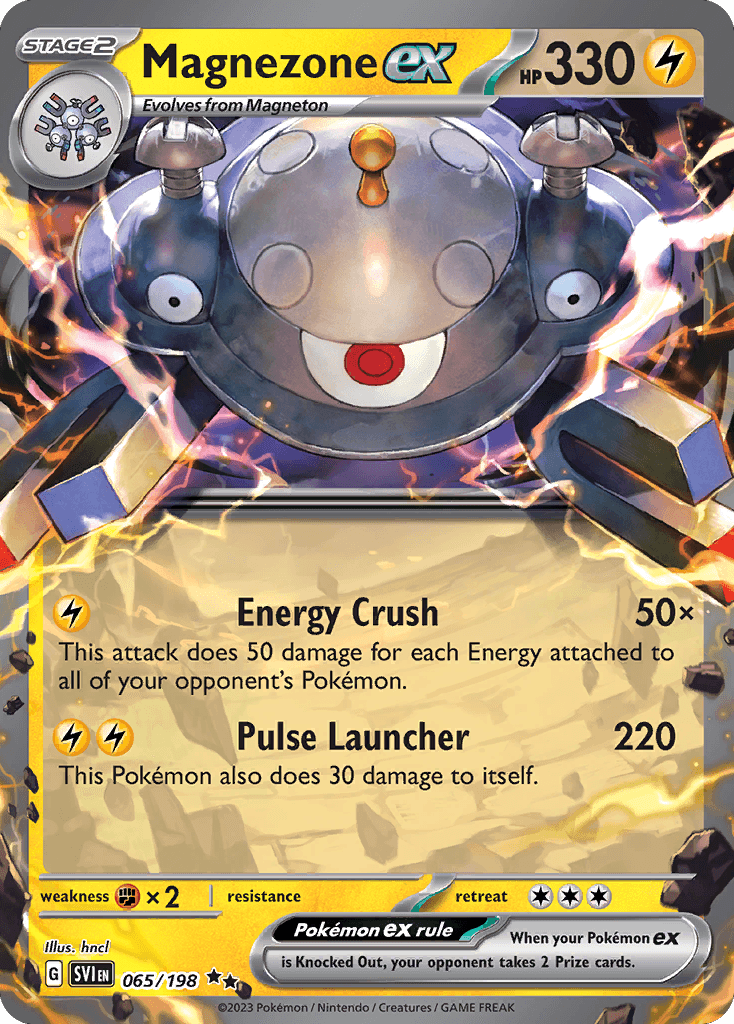 Magnezone ex Scarlet & Violet card