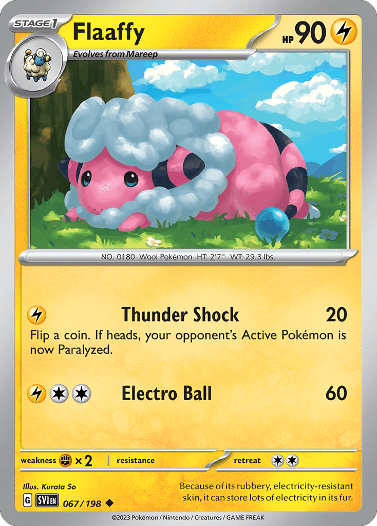 Flaaffy Scarlet & Violet card