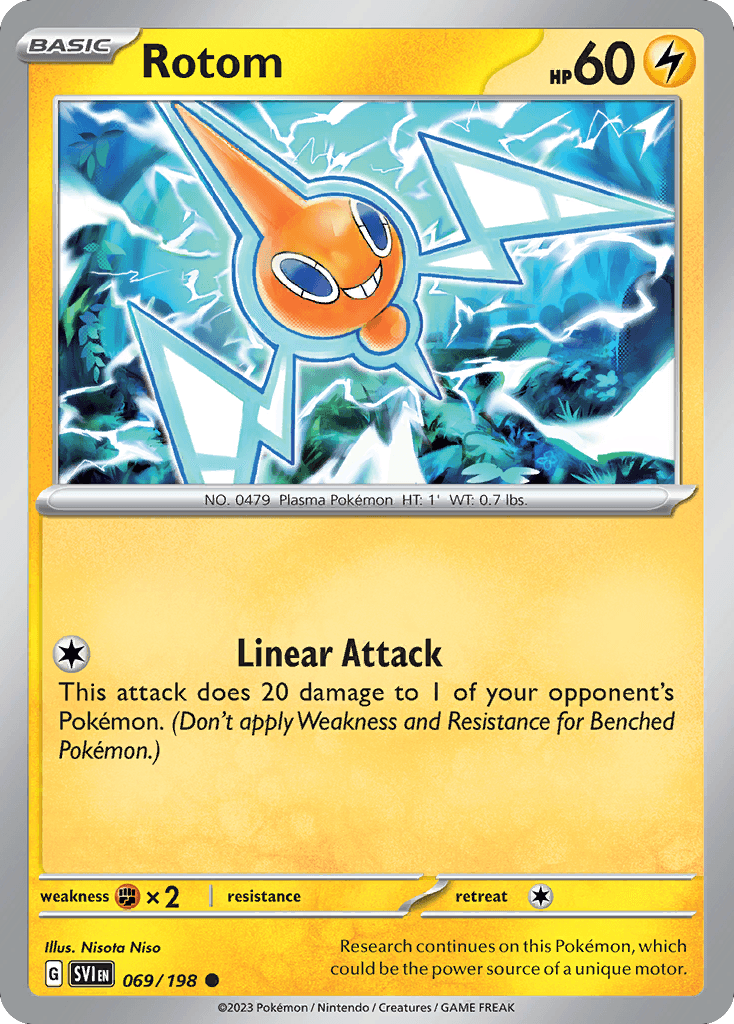 Rotom Scarlet & Violet card