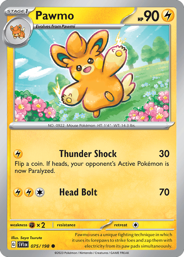 Pawmo Scarlet & Violet card