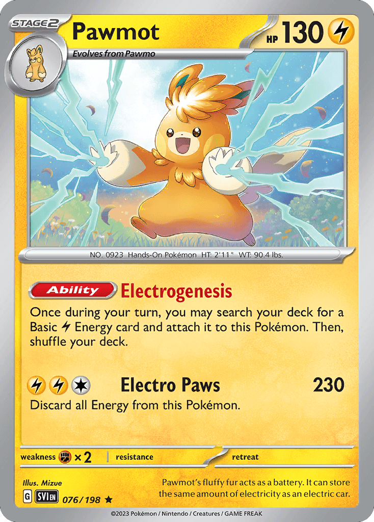 Pawmot Scarlet & Violet card