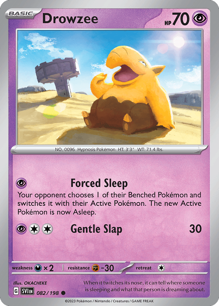 Drowzee 寶可夢 card
