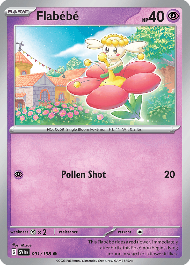 Flabébé 寶可夢 card
