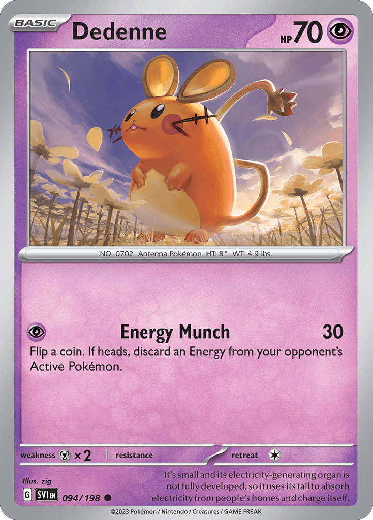 Dedenne 寶可夢 card
