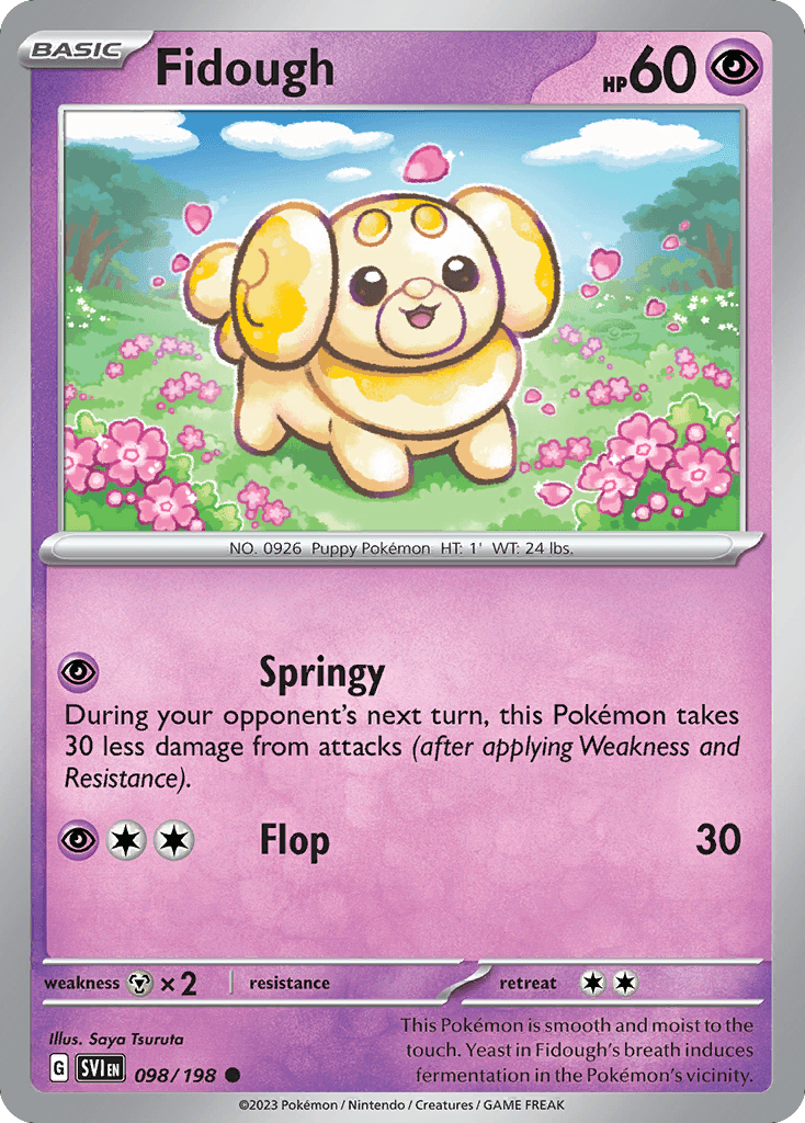 Fidough Scarlet & Violet card