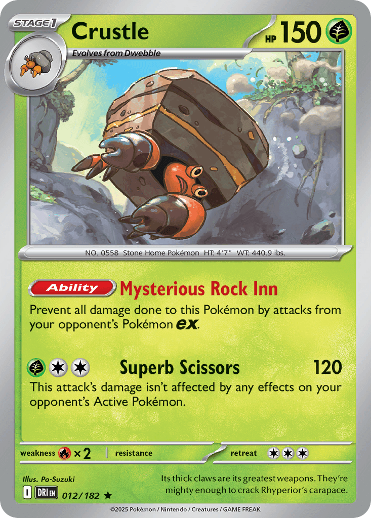 Crustle Destined Rivals card